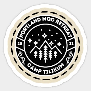 Camp Tilikum Quilt Retreat Sticker